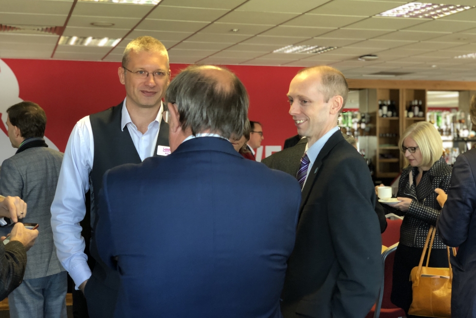 Photo of attendees of Randall & Payne's Budget Day at Kingsholm Stadiumv