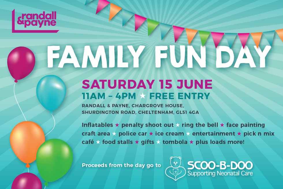 Randall & Payne Charity Family Fun Day poster for Scoo-B-Doo