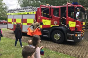 Fire engine at the Randall & Payne Family Fun Day