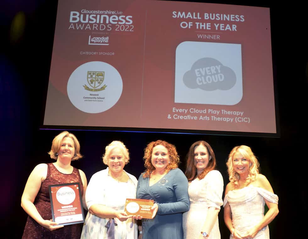 Every Cloud Play Therapy Winner of Gloucestershire Live Small Business of the year | Randall & Payne