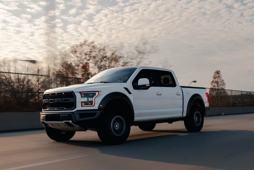 Image of a double cab pick up